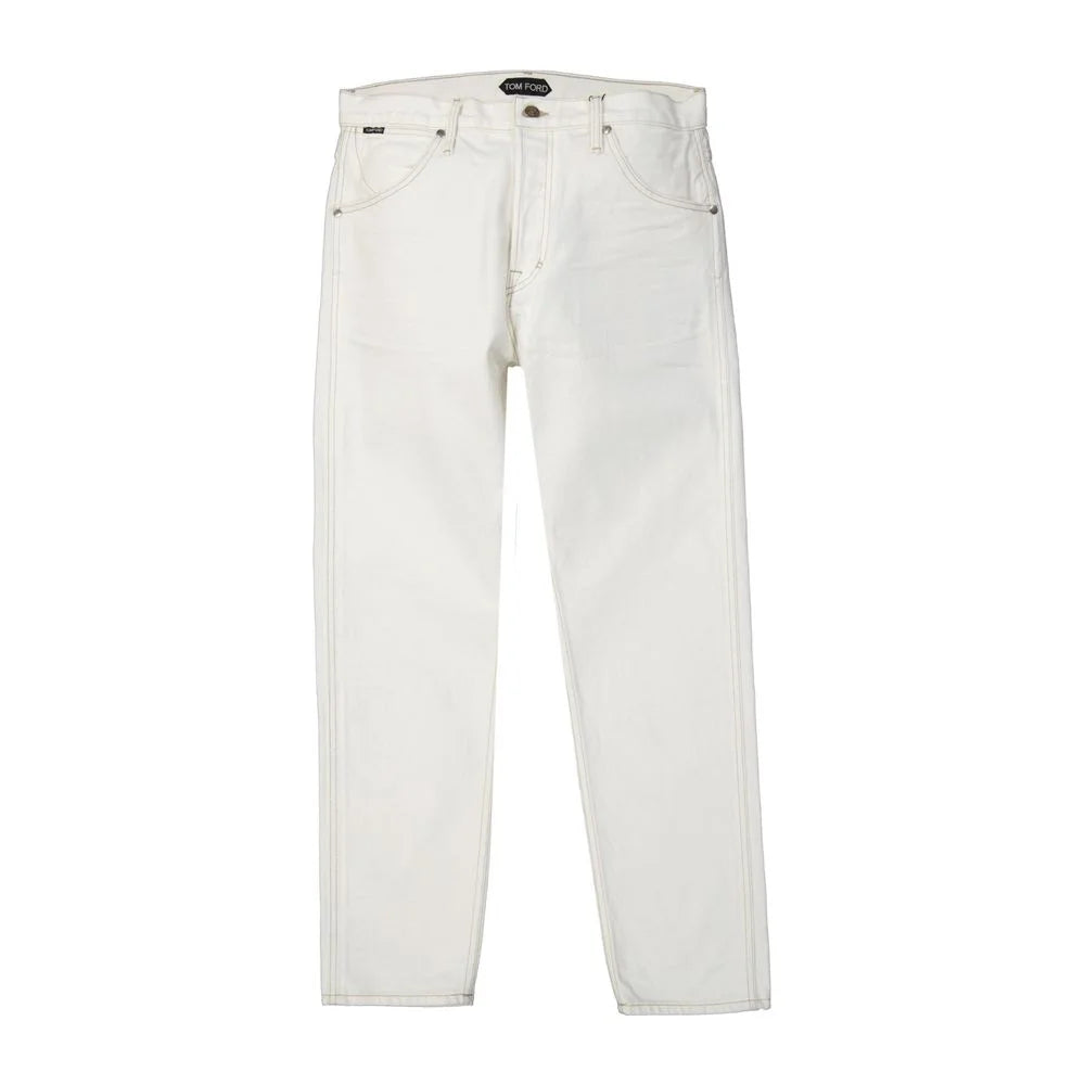 Tom Ford White Cotton Jeans Denim - W34