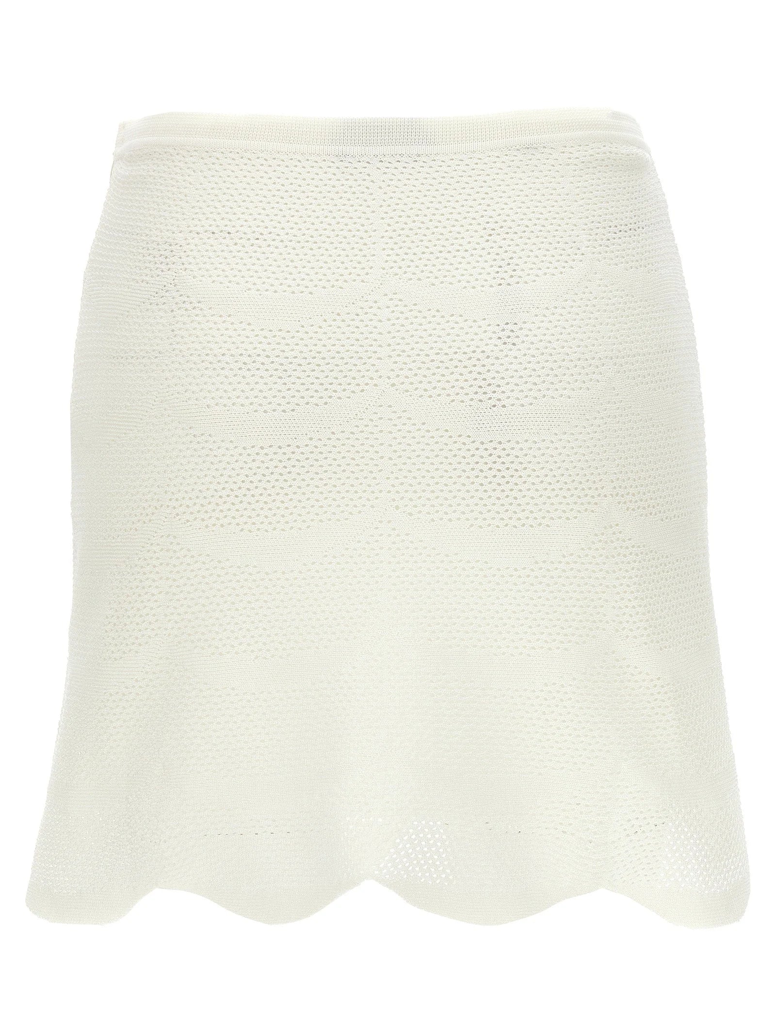 Tom Ford White Cotton Long Skirt