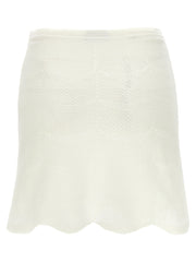 Tom Ford White Cotton Long Skirt