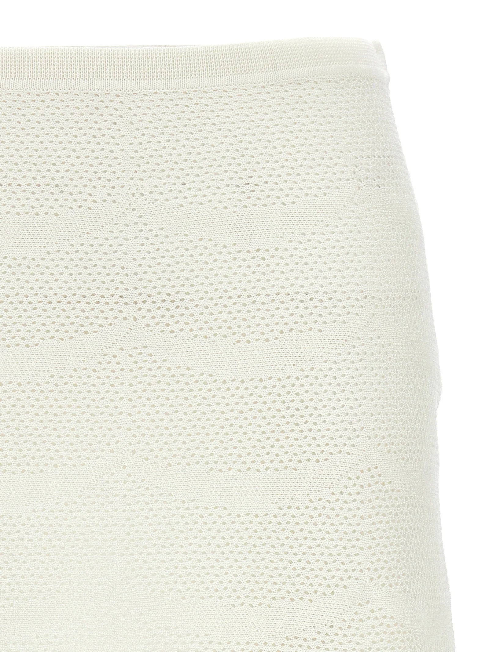 Tom Ford White Cotton Long Skirt