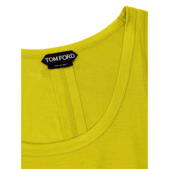 Tom Ford Yellow Silk Tank Top - IT38|XS - Tank Tops