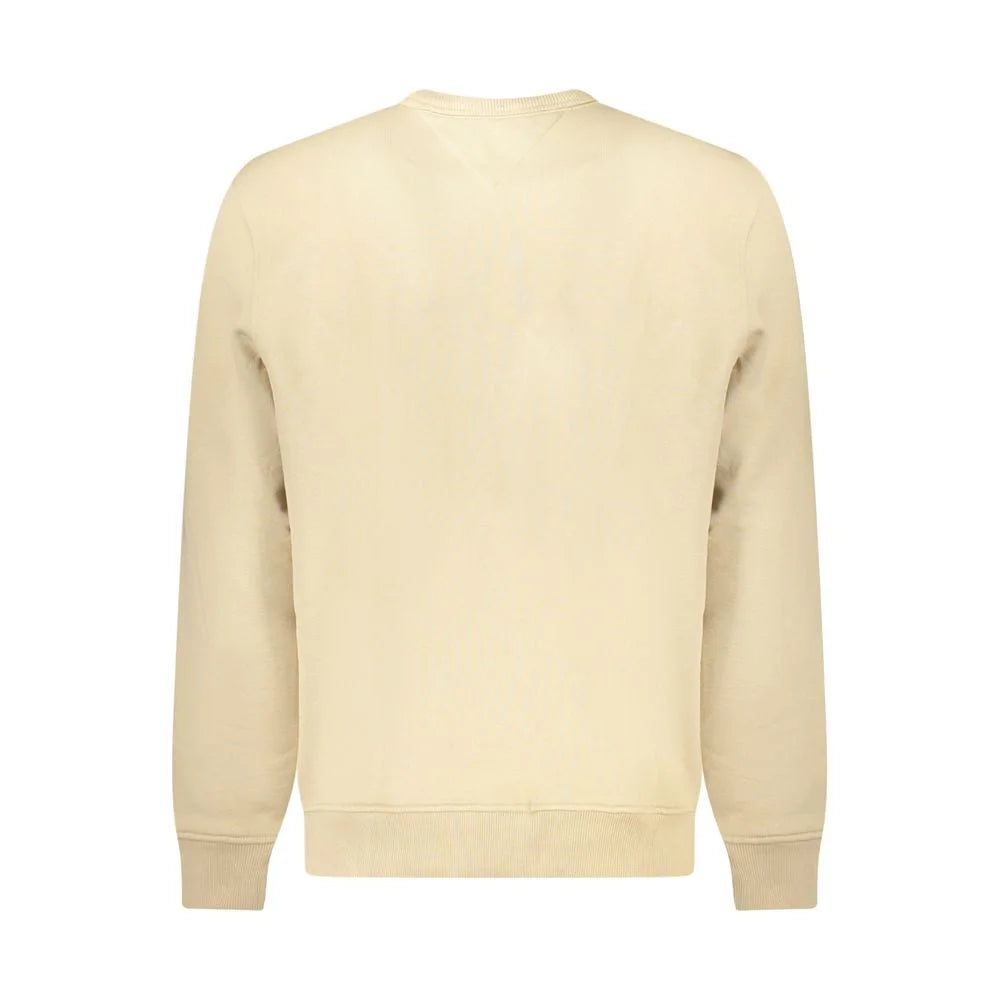 Tommy Hilfiger Beige Cotton Men Sweater - Sweatshirts