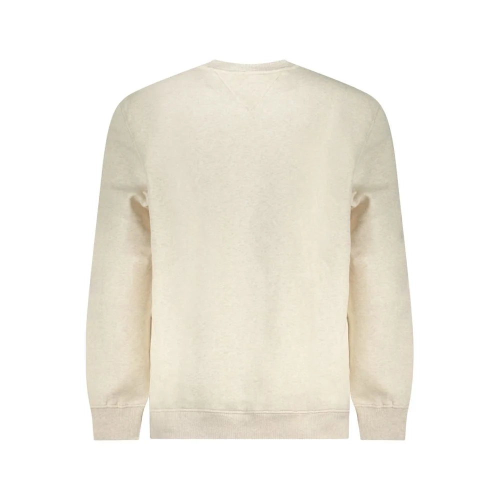 Tommy Hilfiger Beige Cotton Men Sweater - Sweatshirts