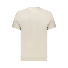 Tommy Hilfiger Beige Cotton Men T-Shirt - T-Shirts