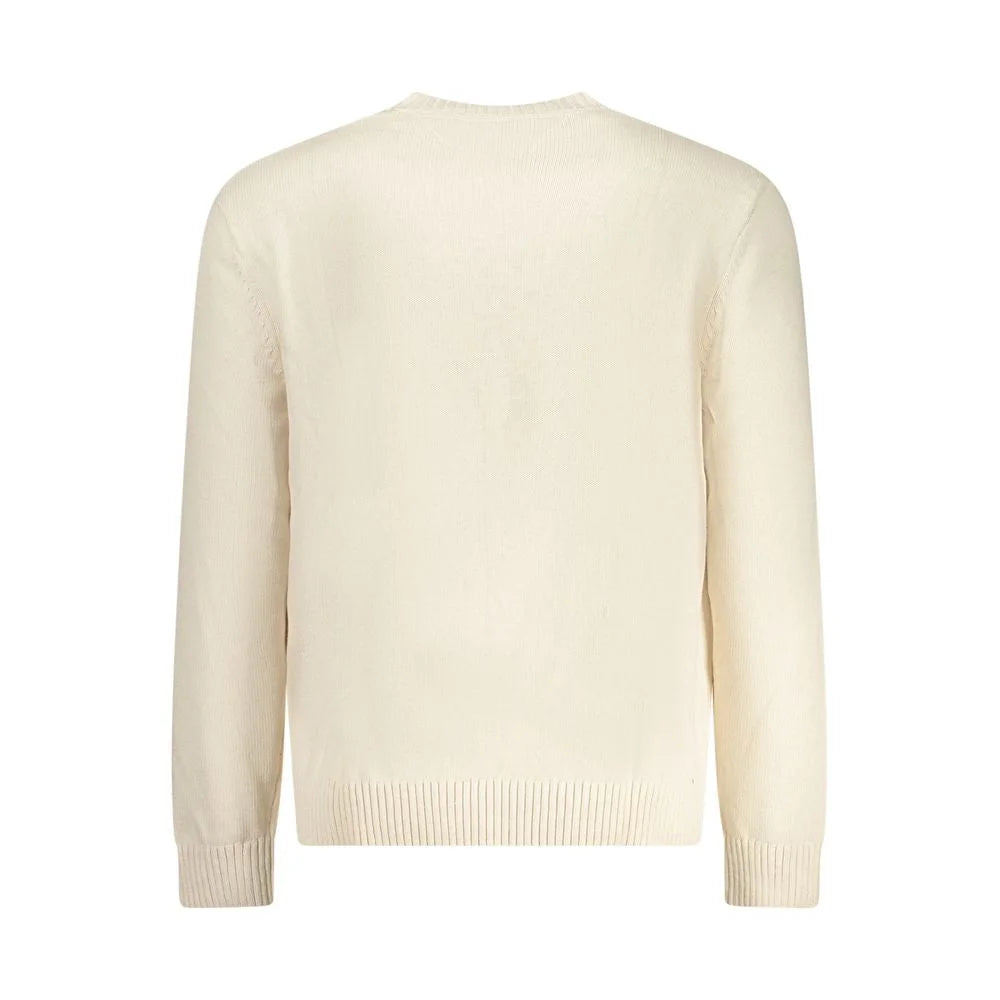 Tommy Hilfiger Beige Cotton Sweater - Sweaters