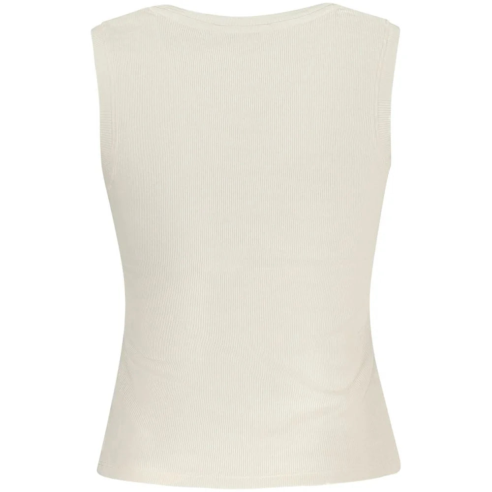 Tommy Hilfiger Beige Cotton Tank Top