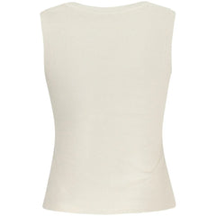 Tommy Hilfiger Beige Cotton Tank Top