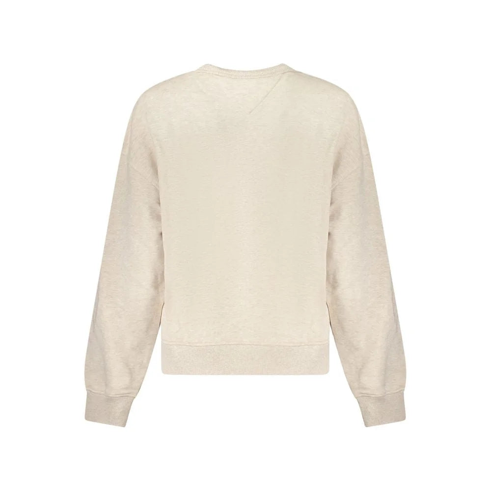 Tommy Hilfiger Beige Cotton Women Sweater - L - Sweatshirts