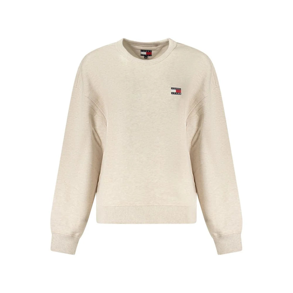 Tommy Hilfiger Beige Cotton Women Sweater - L - Sweatshirts
