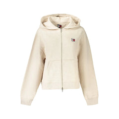 Tommy Hilfiger Beige Cotton Women Sweater - Sweatshirts