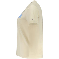 Tommy Hilfiger Beige Cotton Women T-Shirt - T-Shirts