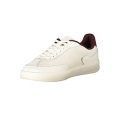Tommy Hilfiger Beige Leather Women Sneaker - Sneakers