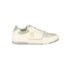 Tommy Hilfiger Beige Sports Sneakers with Unique Embroidery - Sneakers