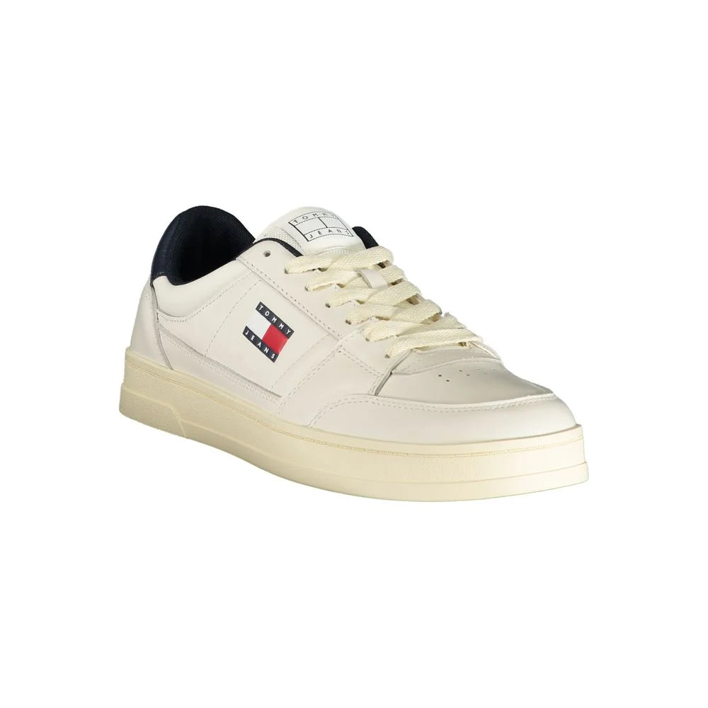Tommy Hilfiger Bianco Leather Men Sneaker