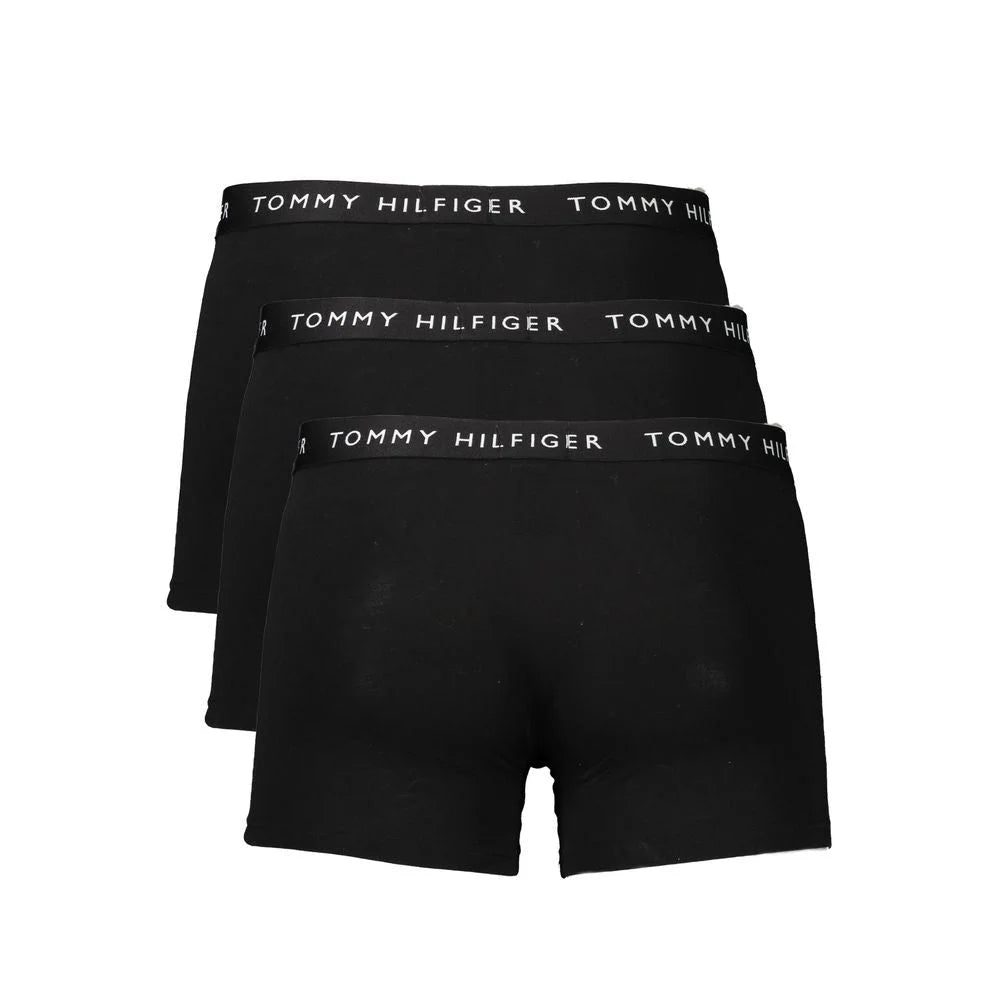 Tommy Hilfiger Black Cotton Men Boxer - XL