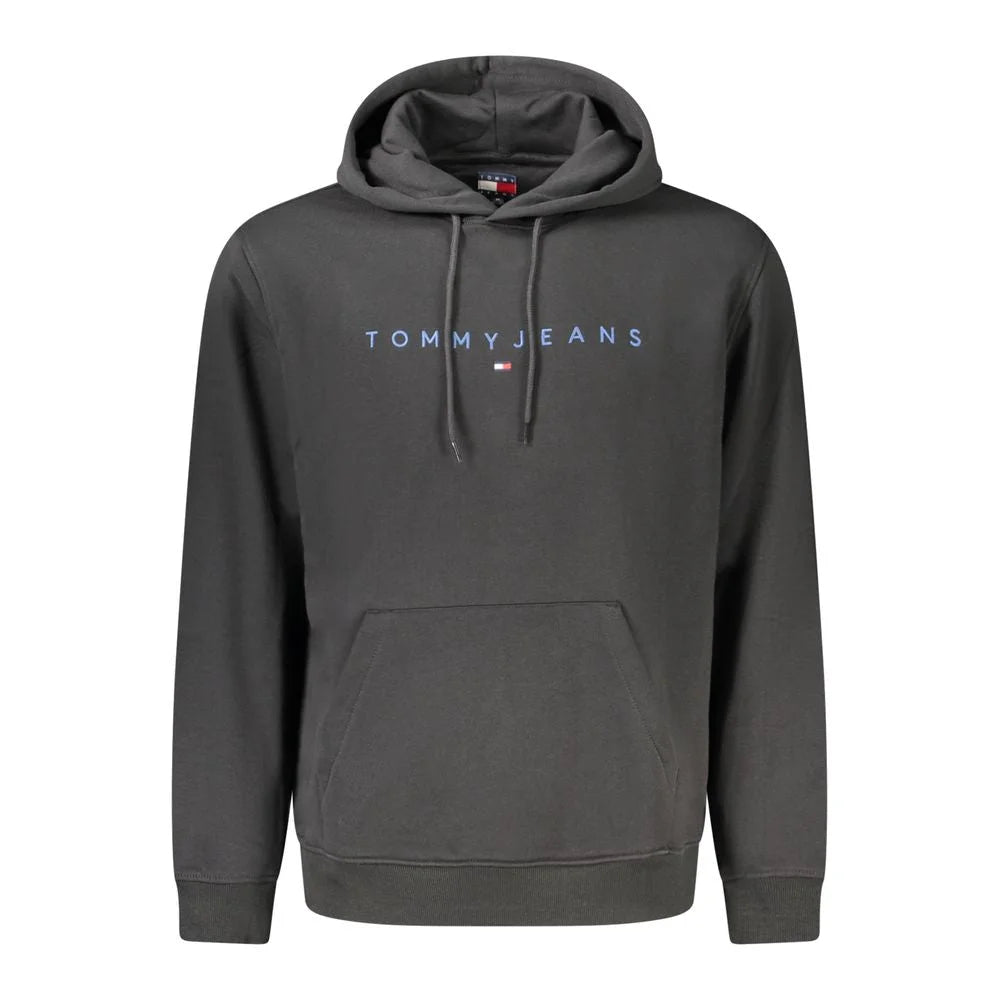 Tommy Hilfiger Black Cotton Men Hoodie - Hoodies