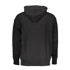 Tommy Hilfiger Black Cotton Men Sweater Hoodie