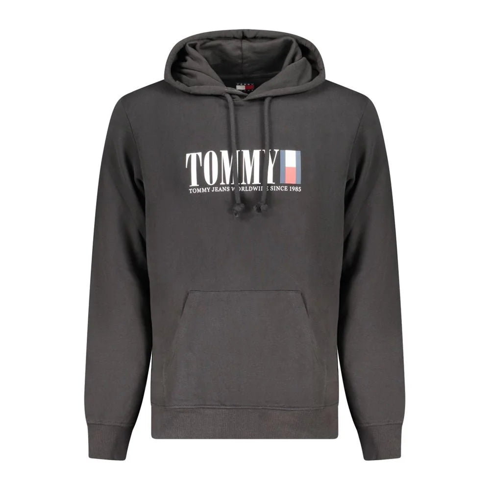 Tommy Hilfiger Black Cotton Men Sweater - Hoodies