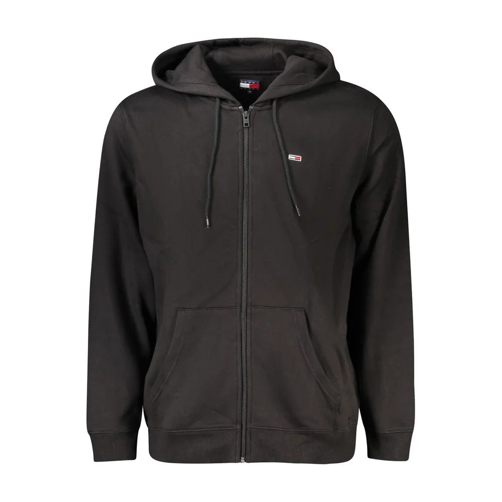 Tommy Hilfiger Black Cotton Men Sweater - Hoodies