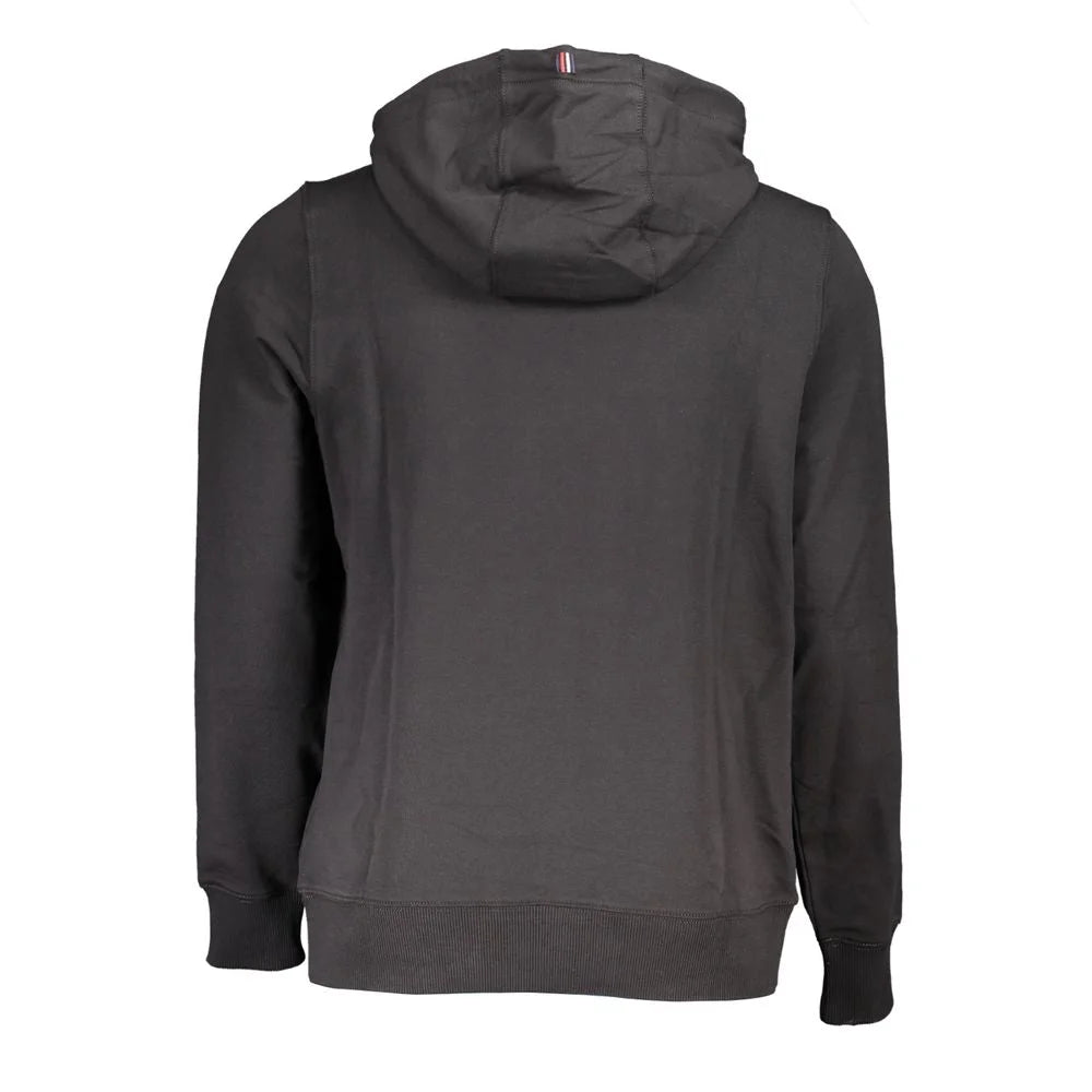 Tommy Hilfiger Black Cotton Men Sweater - M - Hoodies