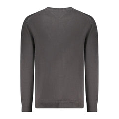 Tommy Hilfiger Black Cotton Men Sweater - Sweaters