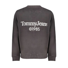 Tommy Hilfiger Black Cotton Men Sweater - Sweatshirts