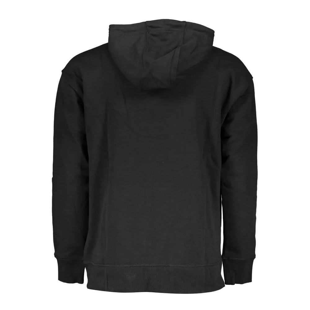 Tommy Hilfiger Black Cotton Men Sweater - XL - Hoodies