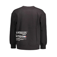 Tommy Hilfiger Black Cotton Men Sweater - XL - Sweatshirts