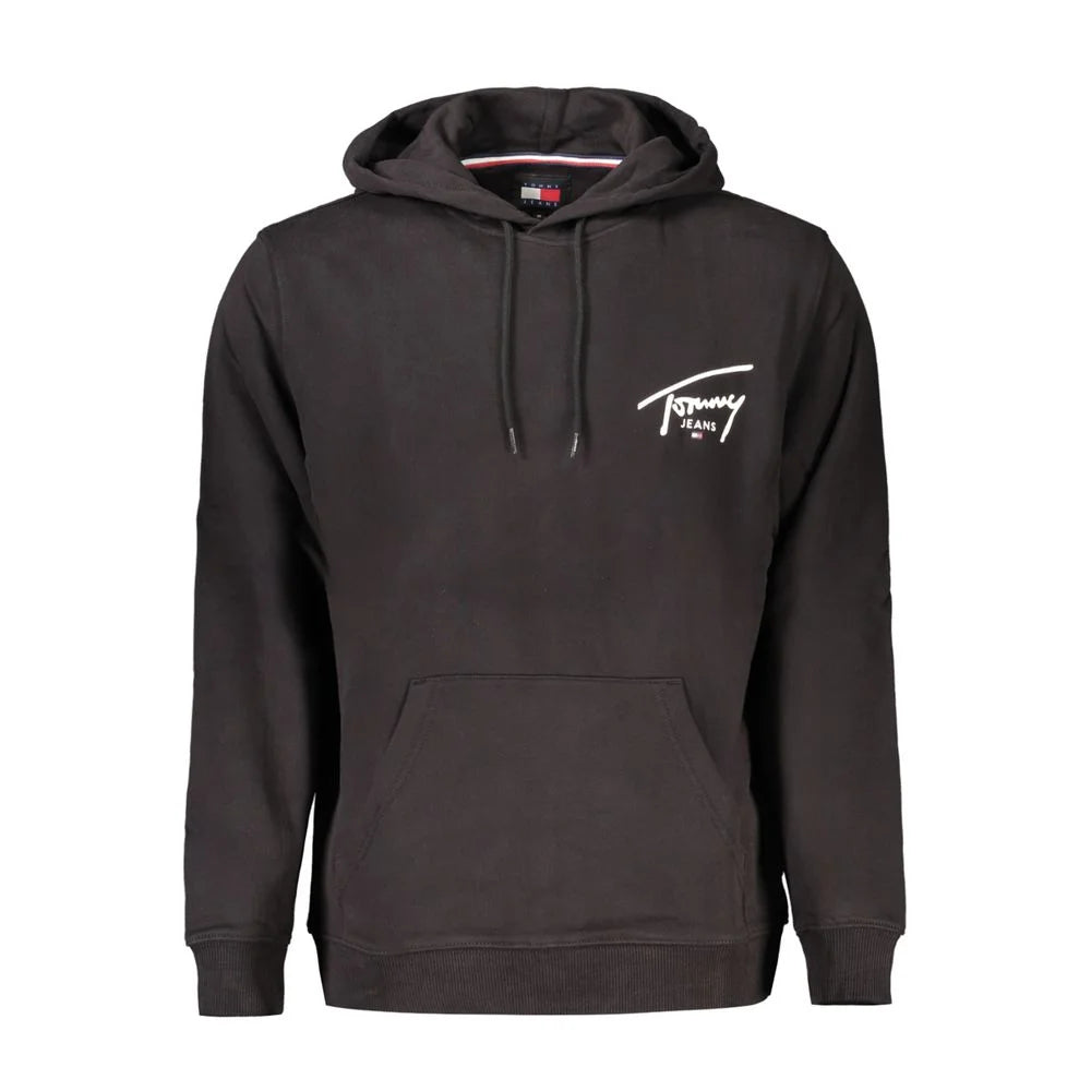 Tommy Hilfiger Black Cotton Men Sweater - XXL - Hoodies