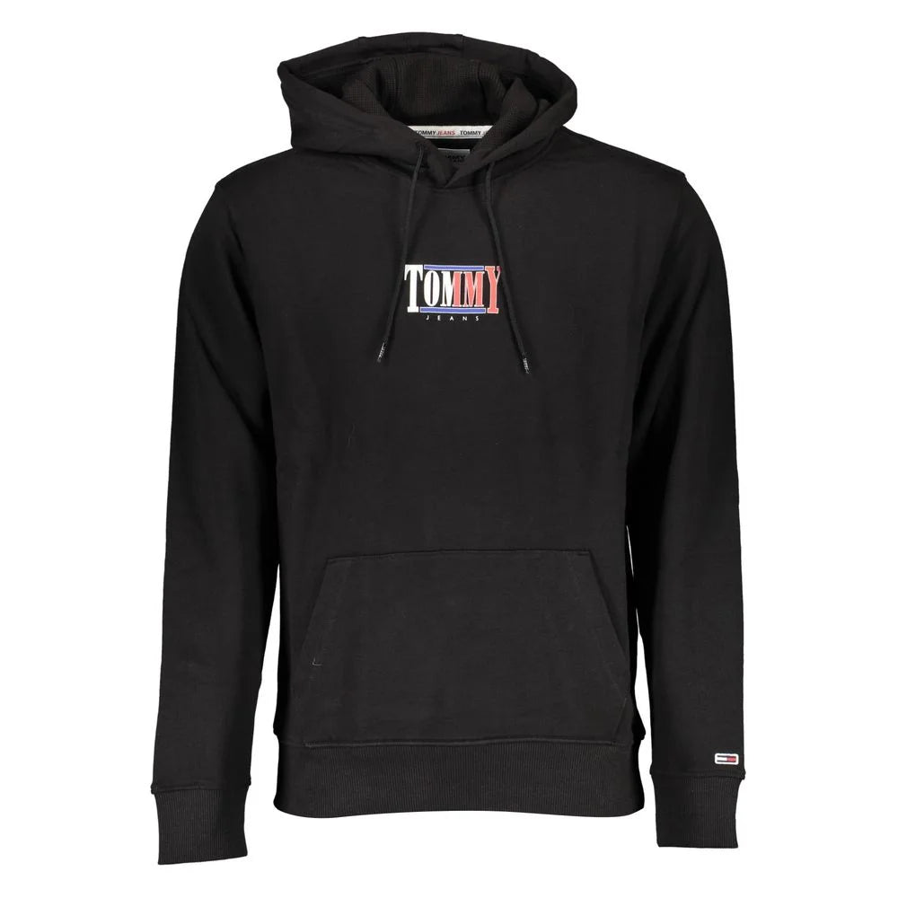 Tommy Hilfiger Black Cotton Men Sweater - XXL - Hoodies