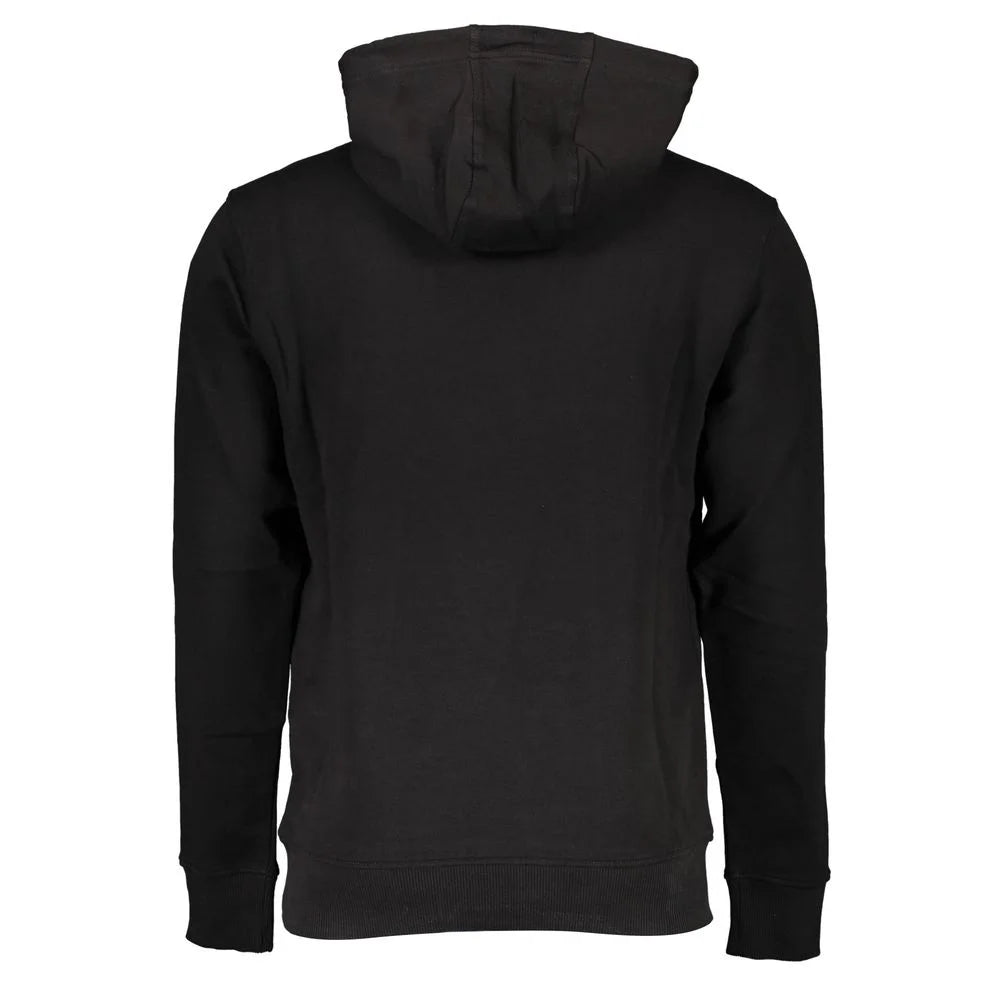 Tommy Hilfiger Black Cotton Men Sweater - XXL - Hoodies