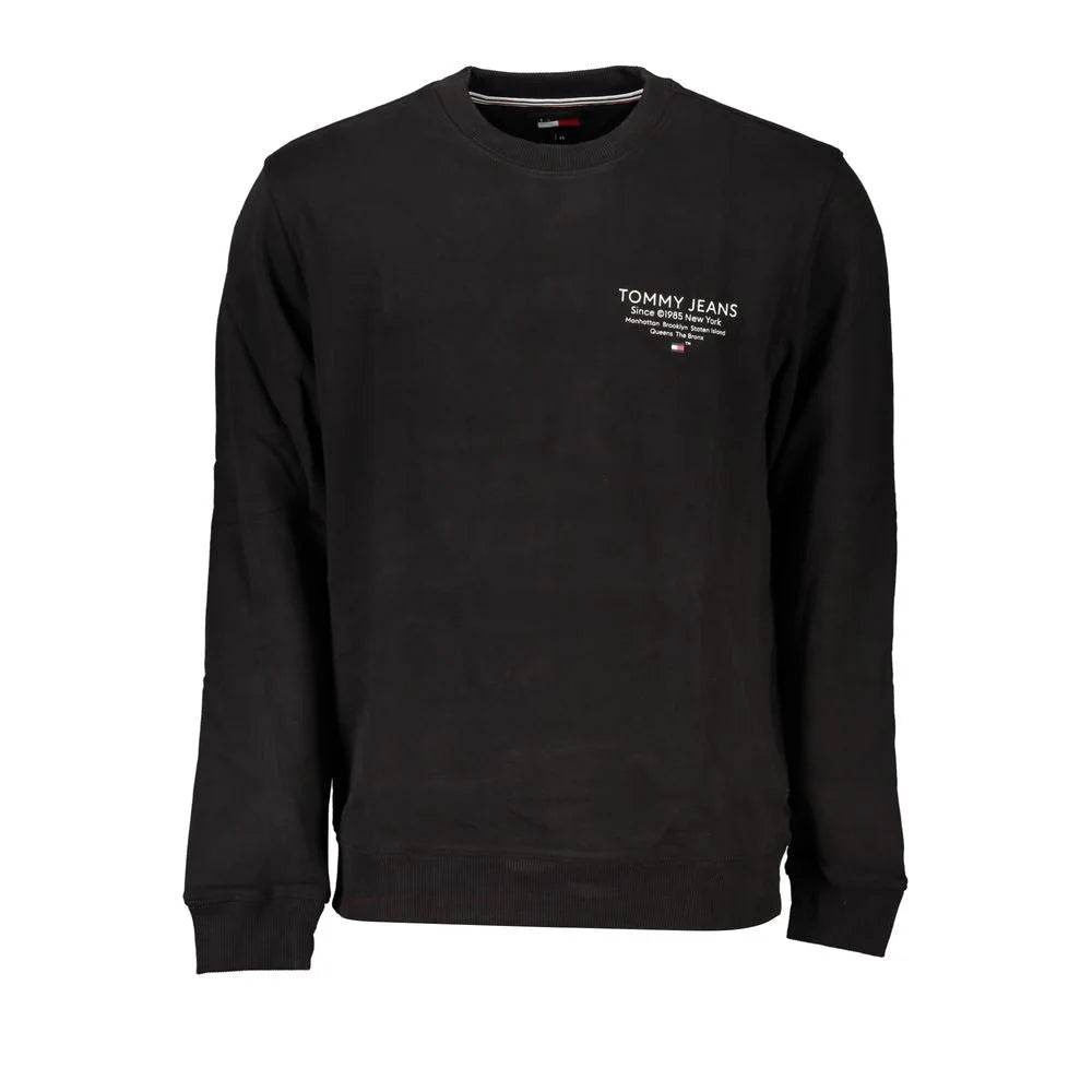 Tommy Hilfiger Black Cotton Men Sweater - XXL - Sweatshirts