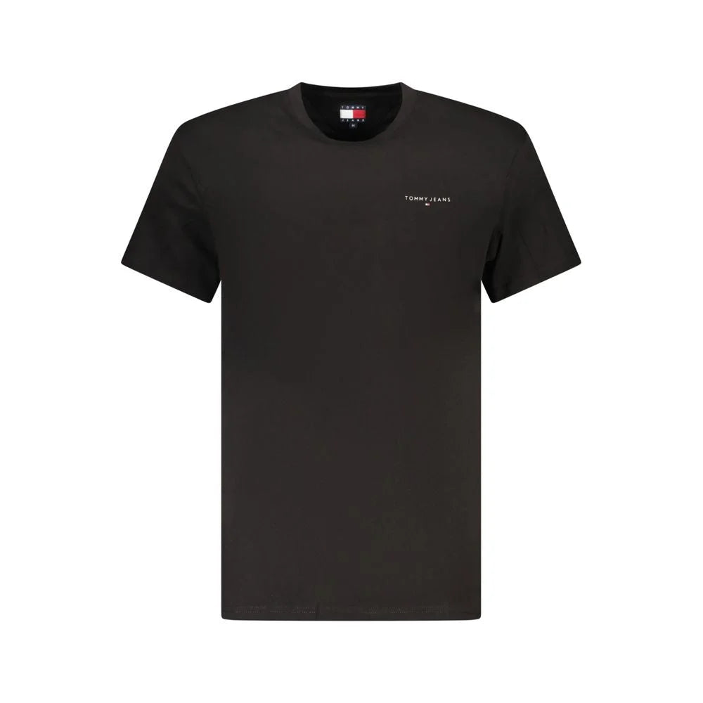 Tommy Hilfiger Black Cotton Men T-Shirt - T-Shirts