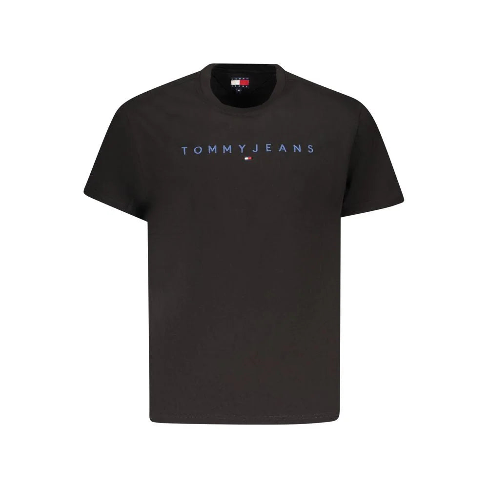 Tommy Hilfiger Black Cotton Men T-Shirt - T-Shirts