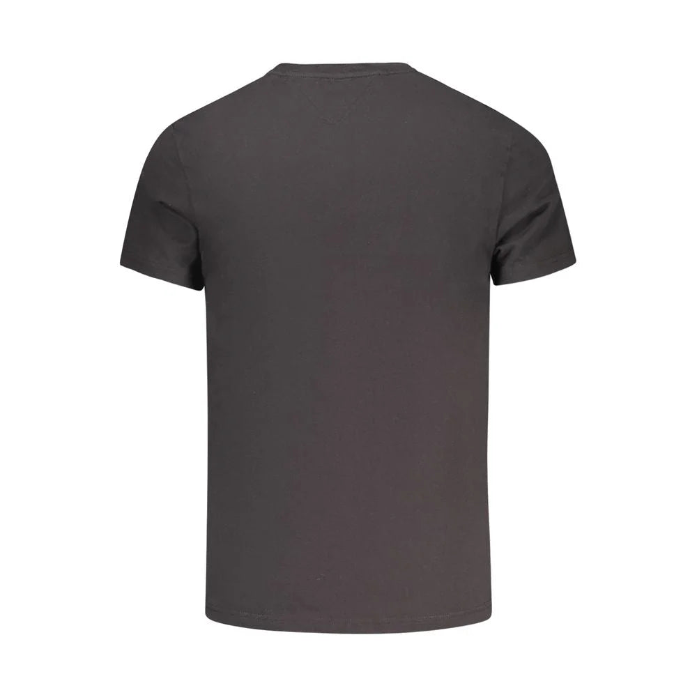 Tommy Hilfiger Black Cotton Men T-Shirt - T-Shirts