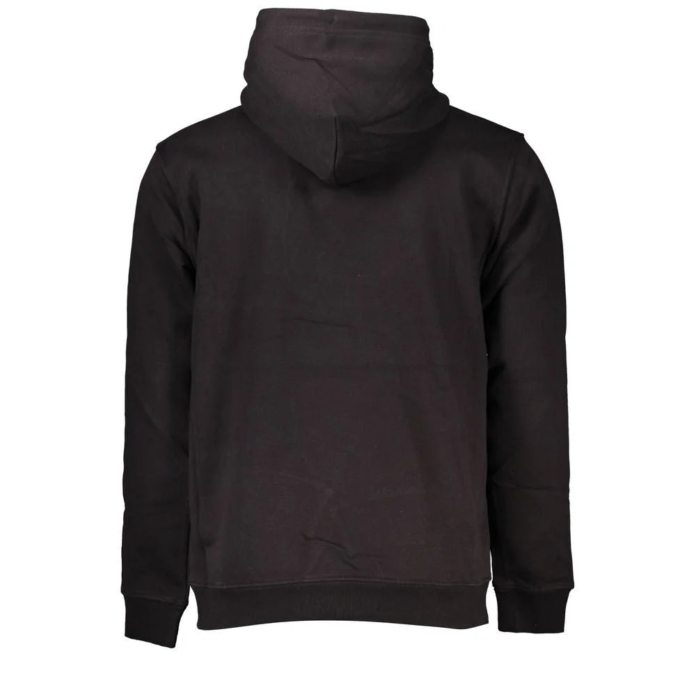 Tommy Hilfiger Black Cotton Men’s Sweater Hoodie - S - Hoodies