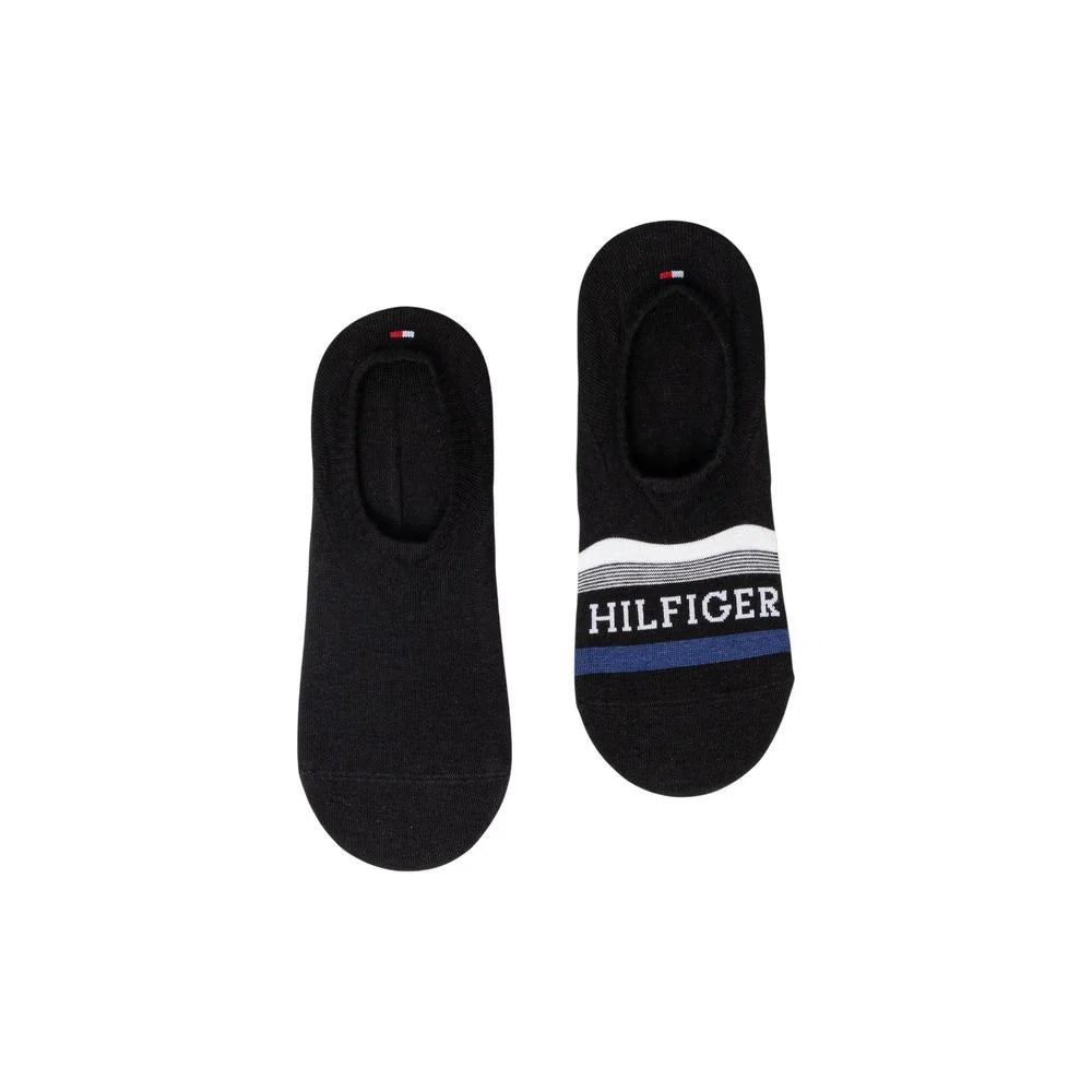Tommy Hilfiger Black Cotton Sock - 43-46