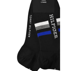 Tommy Hilfiger Black Cotton Sock - 43-46