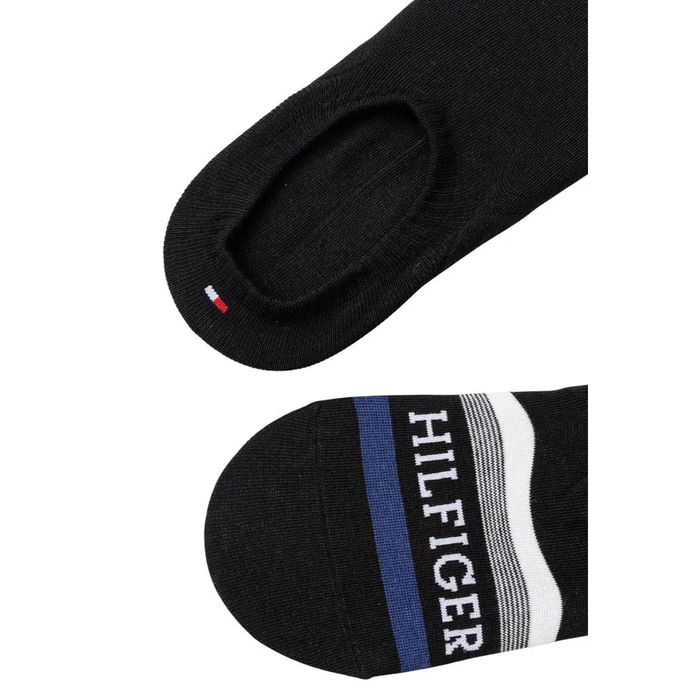 Tommy Hilfiger Black Cotton Sock - 43-46