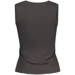 Tommy Hilfiger Black Cotton Tank Top