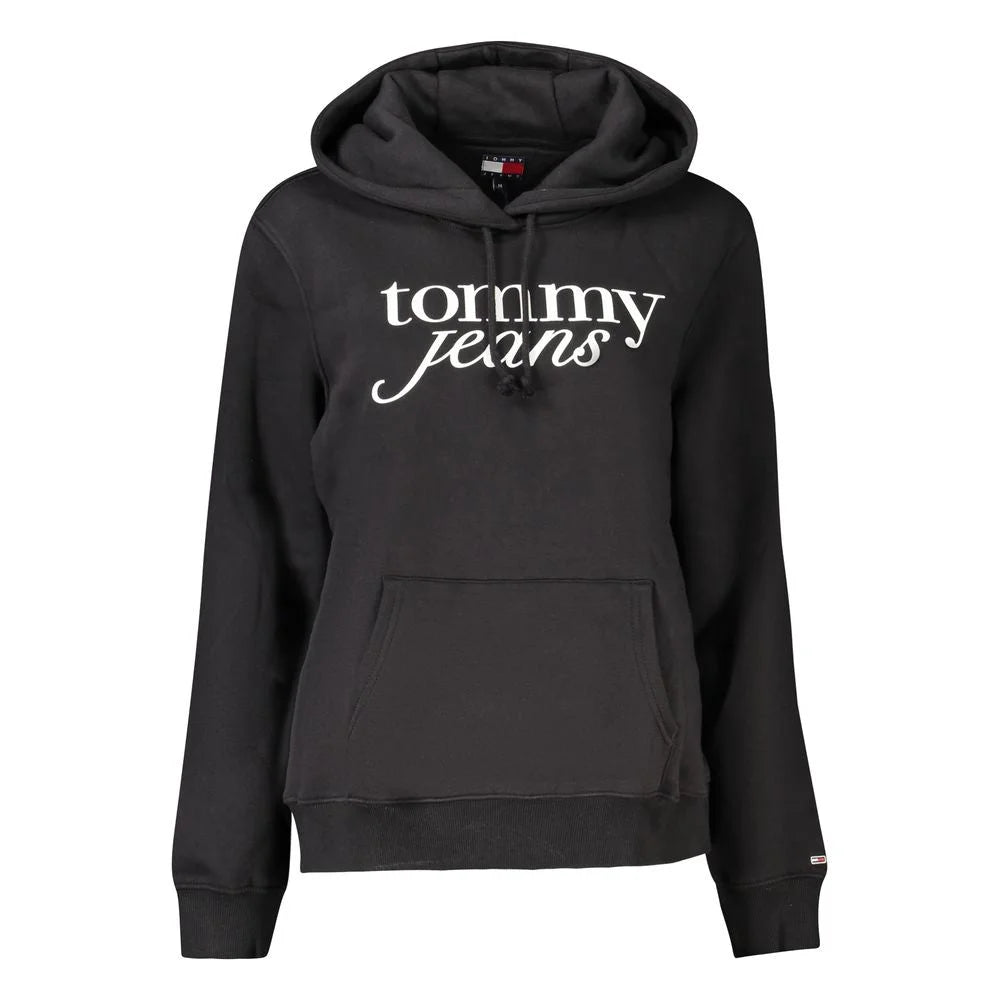Tommy Hilfiger Black Cotton Women Sweater - Hoodies