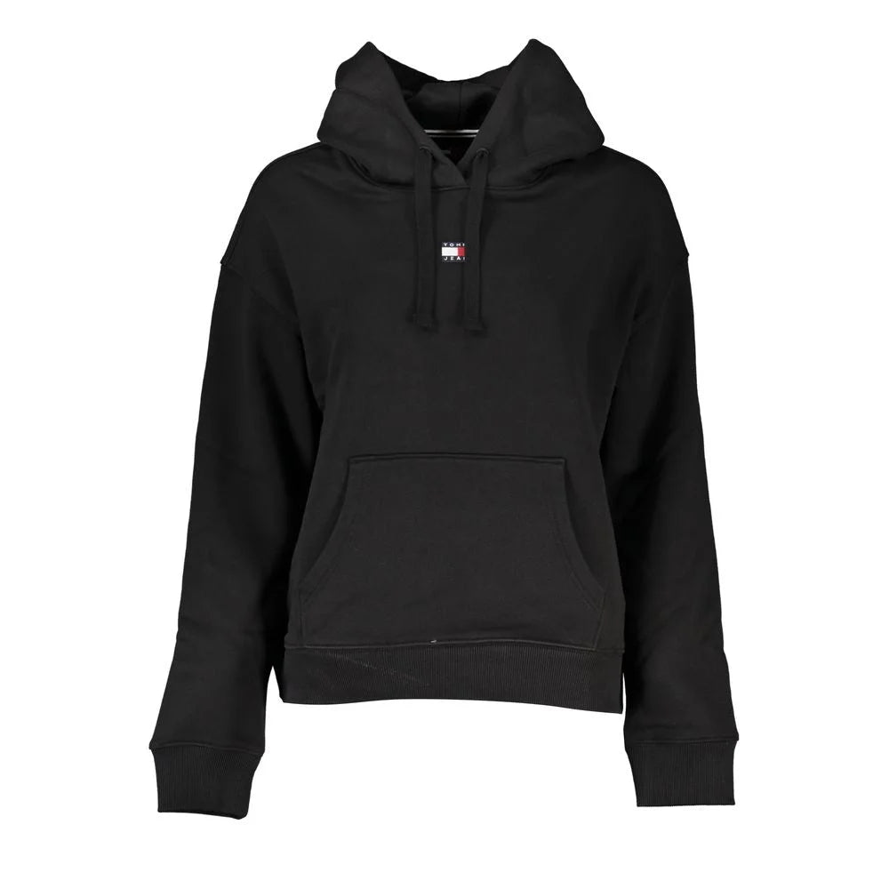 Tommy Hilfiger Black Cotton Women Sweater - Hoodies