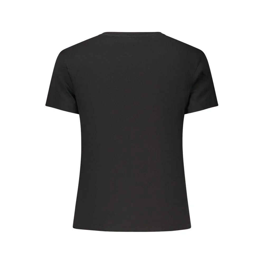 Tommy Hilfiger Black Cotton Women T-Shirt - T-Shirts
