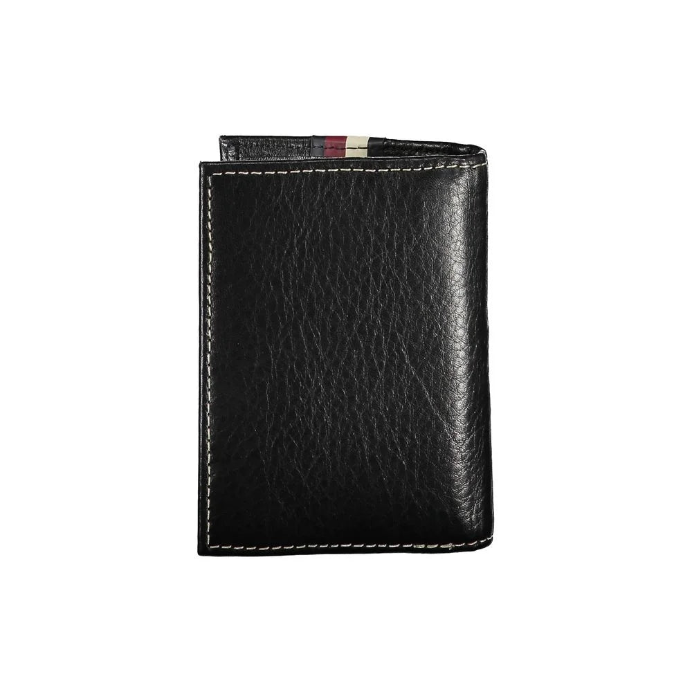 Tommy Hilfiger Black Leather Men Cardholder - Card Cases