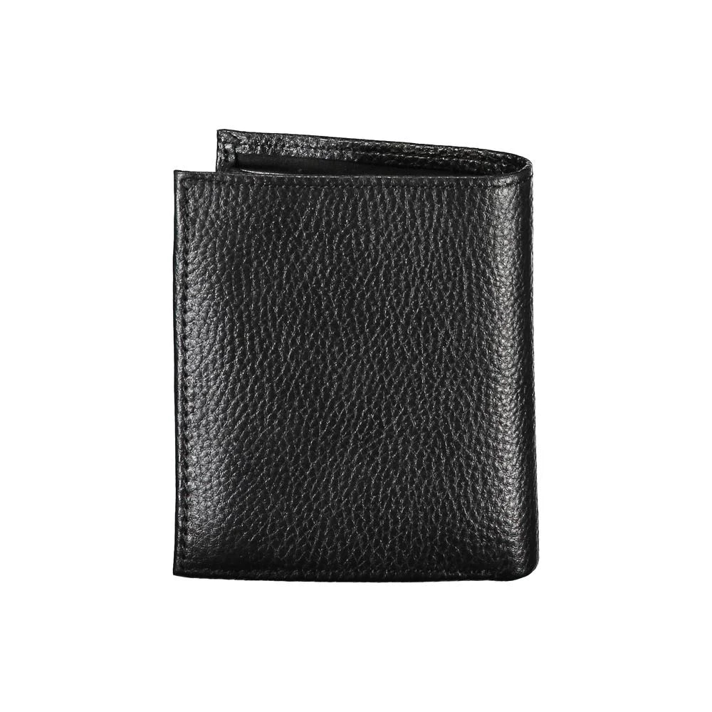 Tommy Hilfiger Black Leather Men Wallet