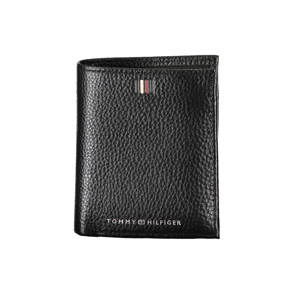 Tommy Hilfiger Black Leather Men Wallet