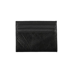 Tommy Hilfiger Black Leather Men Wallet - Card Cases