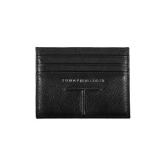 Tommy Hilfiger Black Leather Men Wallet - Card Cases