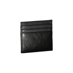Tommy Hilfiger Black Leather Men Wallet - Card Cases