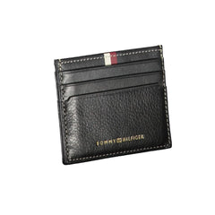 Tommy Hilfiger Black Leather Men Wallet - Card Cases